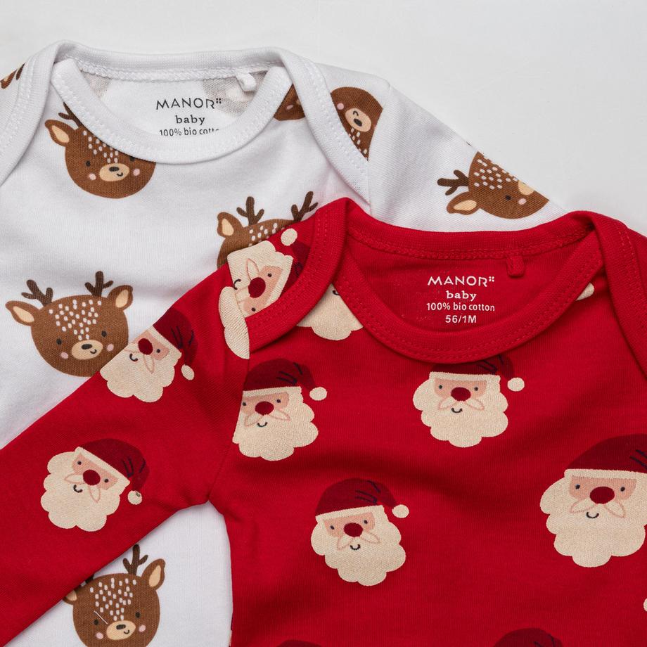 Manor Baby Duo Body X-mas Body, confezione da 2 