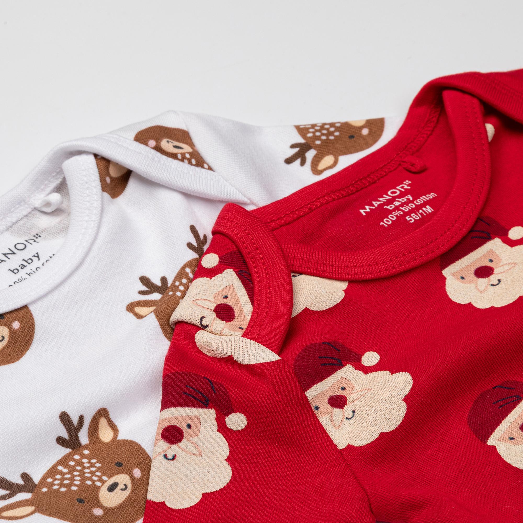 Manor Baby Duo Body X-mas Body, 2er-Pack 