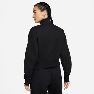 NIKE W NSW PHNX FLC QZ CROP Pull, half-zip 