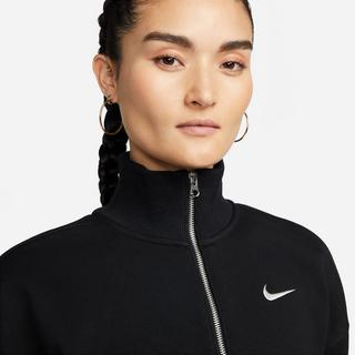 NIKE W NSW PHNX FLC QZ CROP Pull, half-zip 