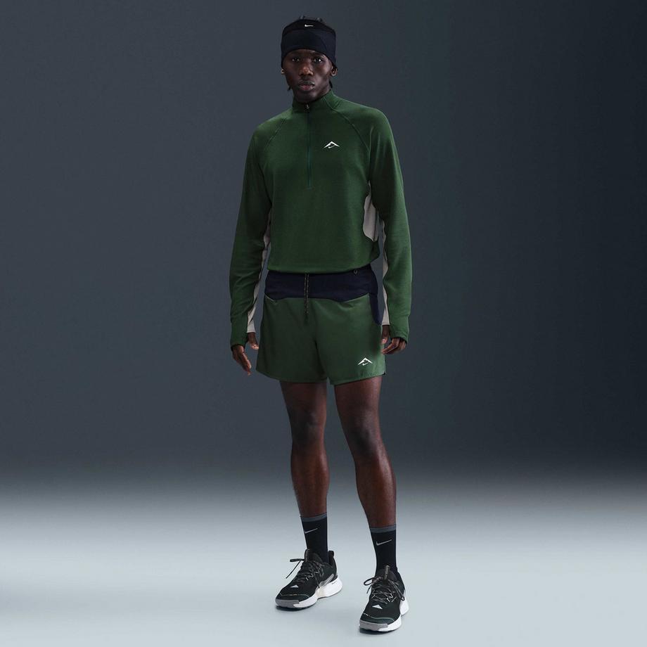 NIKE M NK DF TRAIL MIDLAYER HZ T-shirt, manches longues 