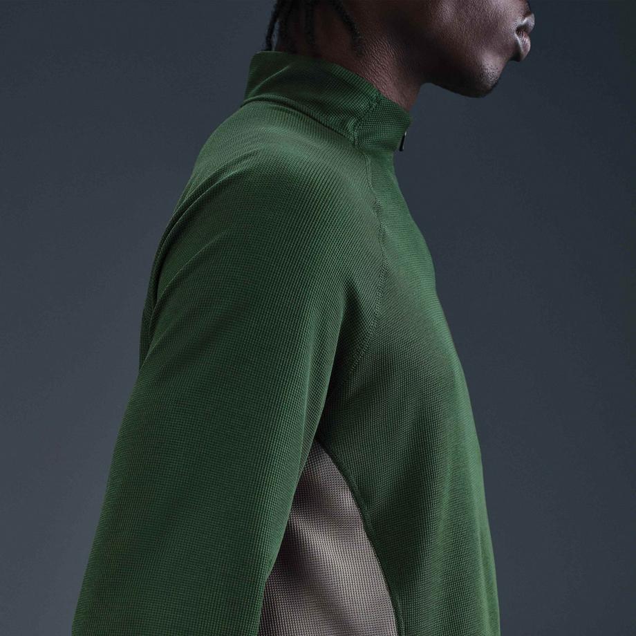 NIKE M NK DF TRAIL MIDLAYER HZ T-shirt, manches longues 