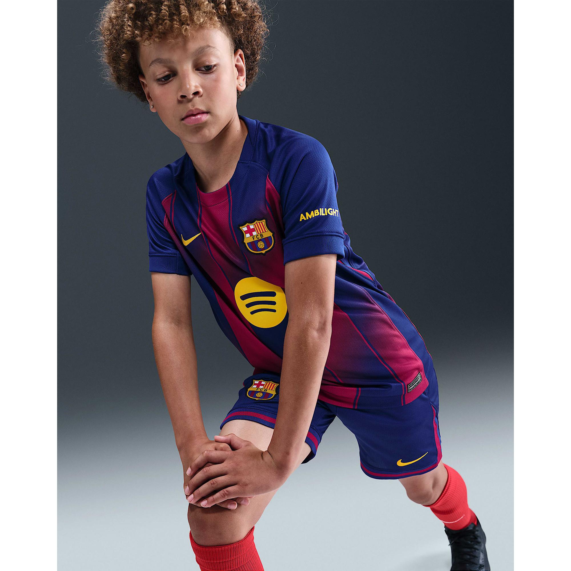 NIKE FCB Y NK DF JSY SS STAD HM Fussball Shirt 