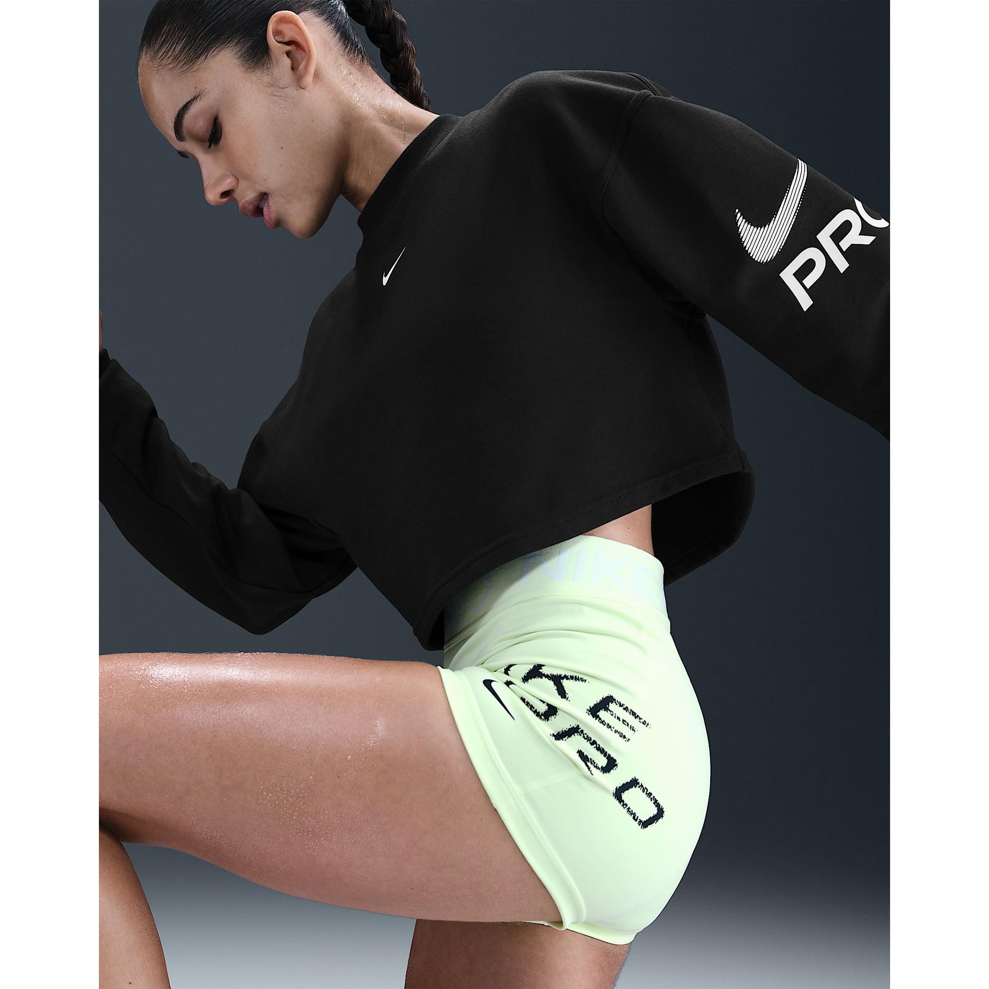 NIKE W NP DF FLC CREW TT GRX Giacca felpata 