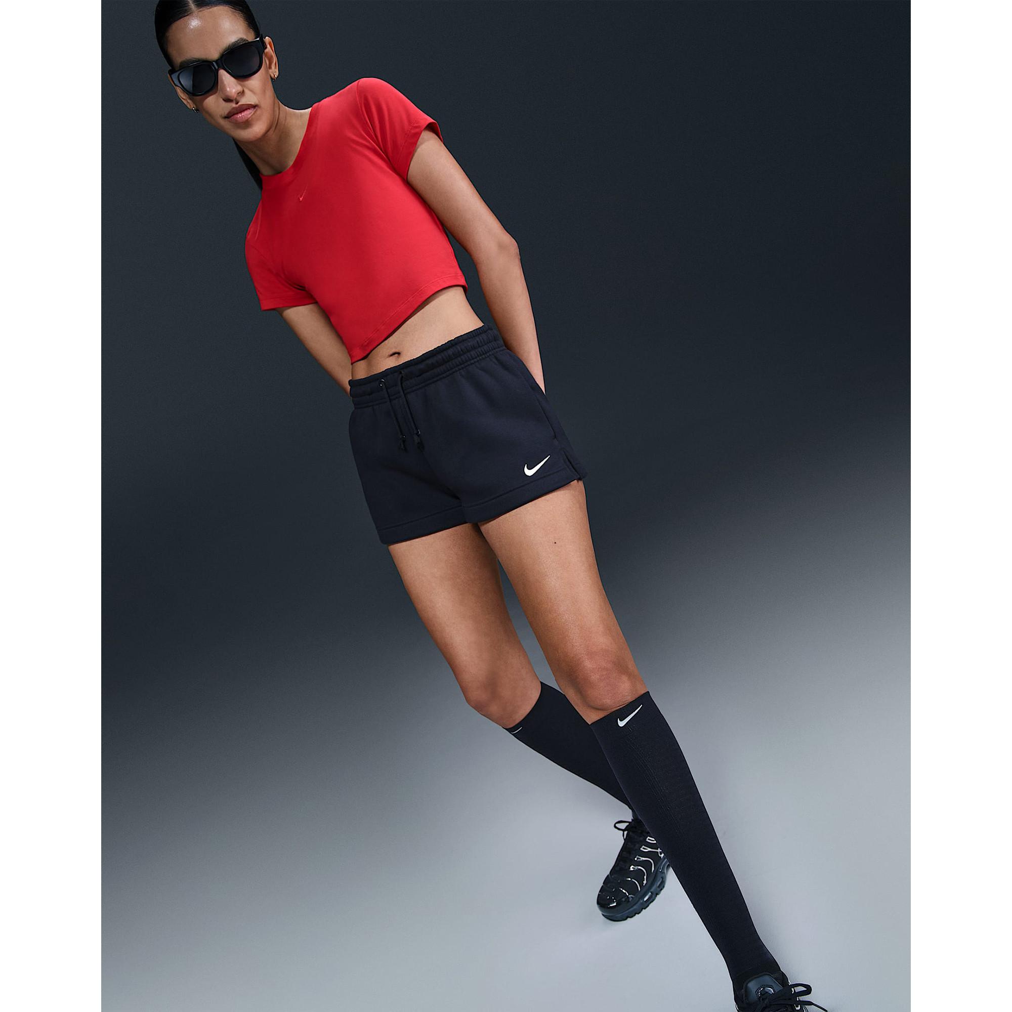 NIKE W NSW PHNX FLC MR STD SHORT Pantaloncini 