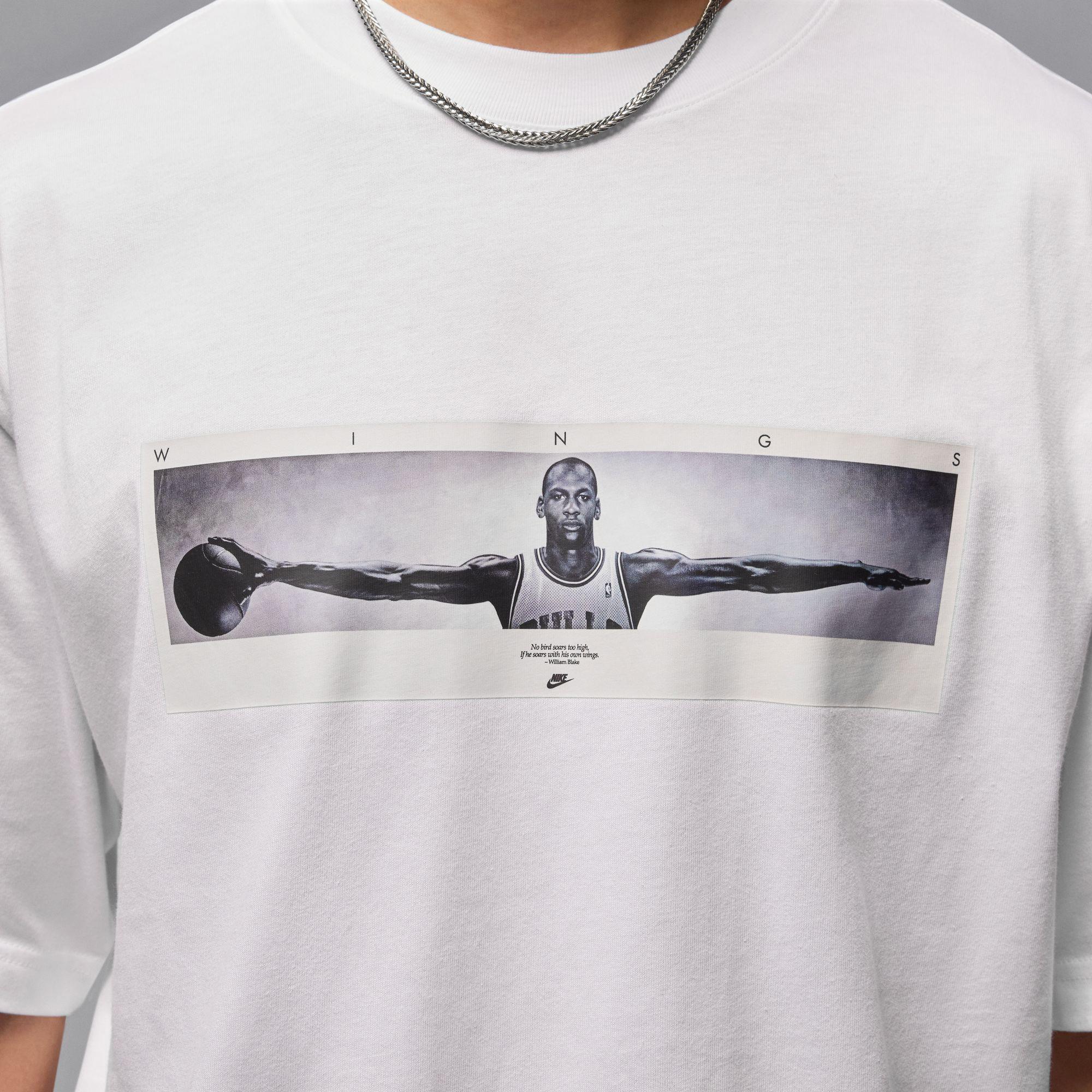 NIKE M J NC WINGS PHOTO SS CREW T-shirt 