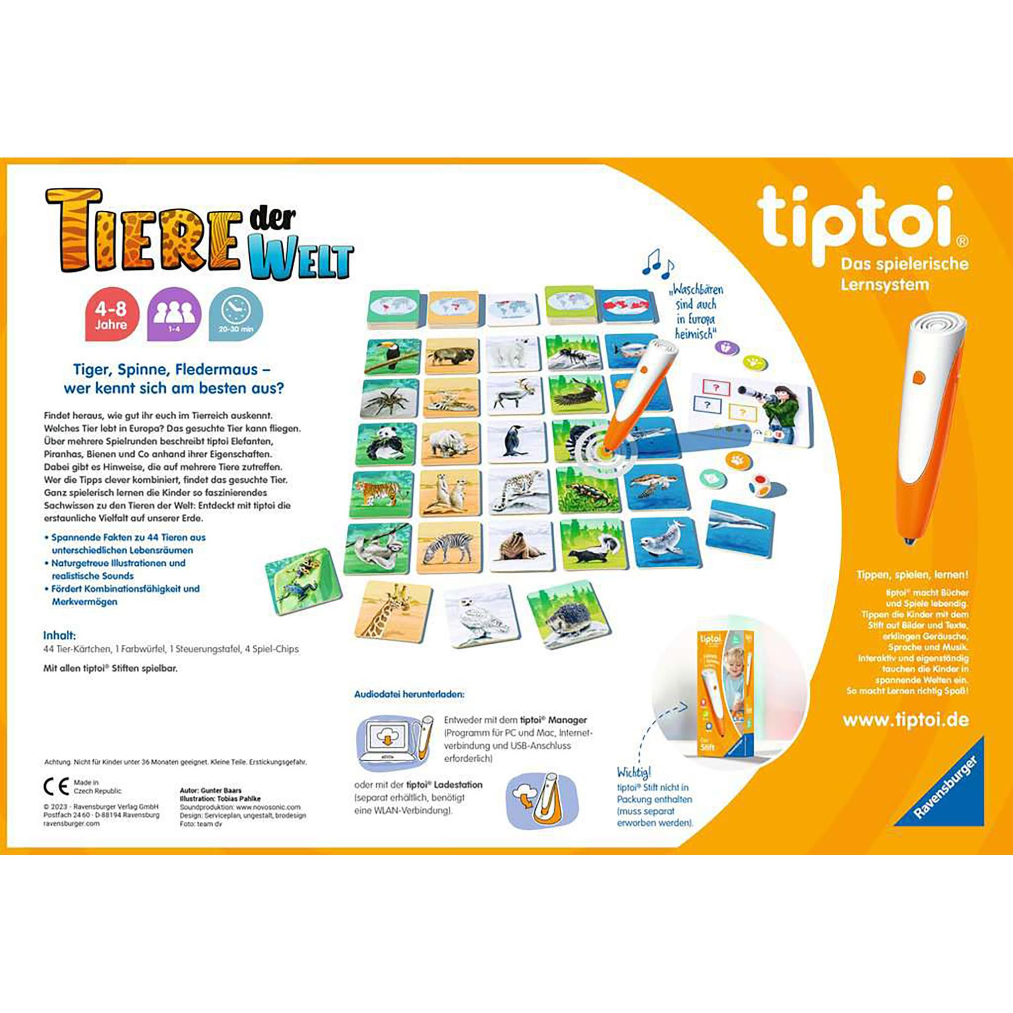 tiptoi  Spiel – Tiere der Welt, deutsch 