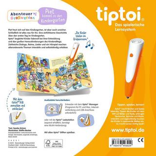 tiptoi  Abenteuer Grosswerden: Piet kommt in den Kindergarten, allemand 