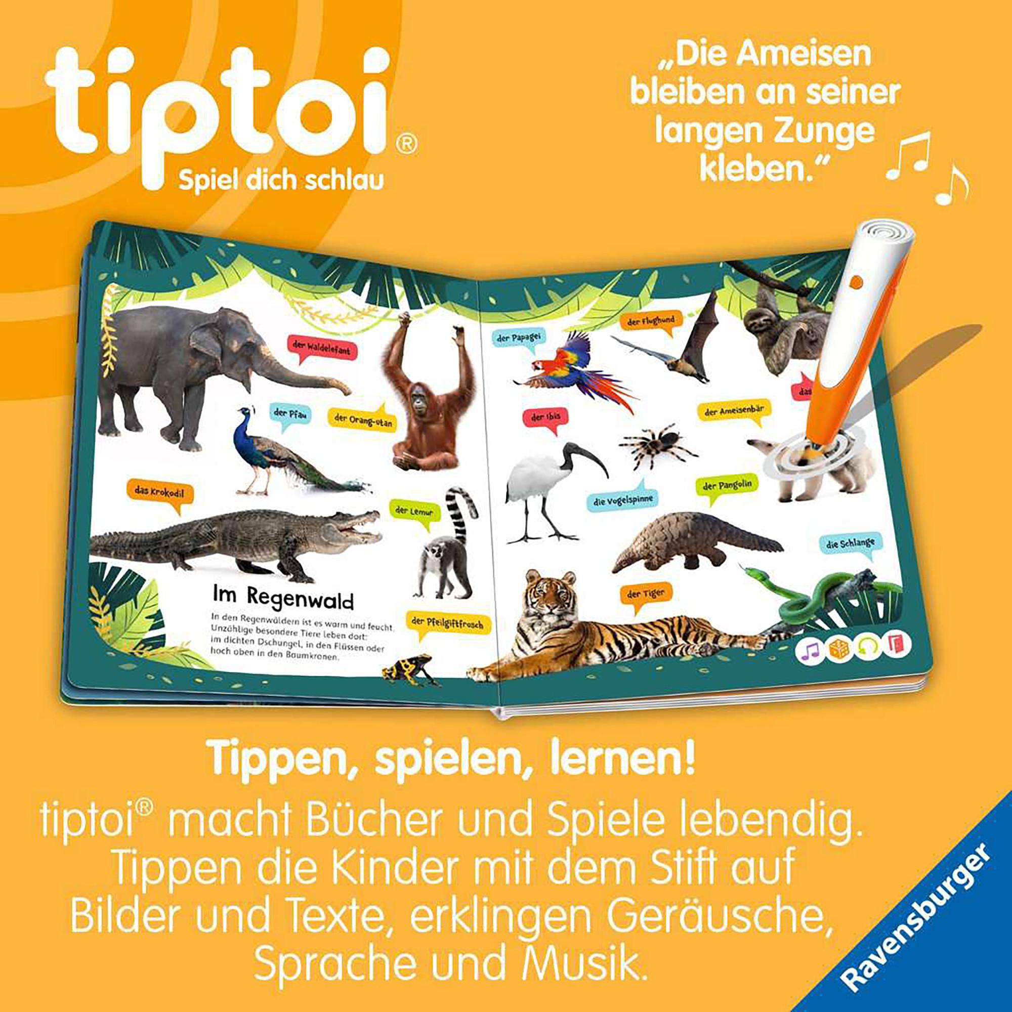 tiptoi  Libro - Conosci questi versi di animali? Tedesco 