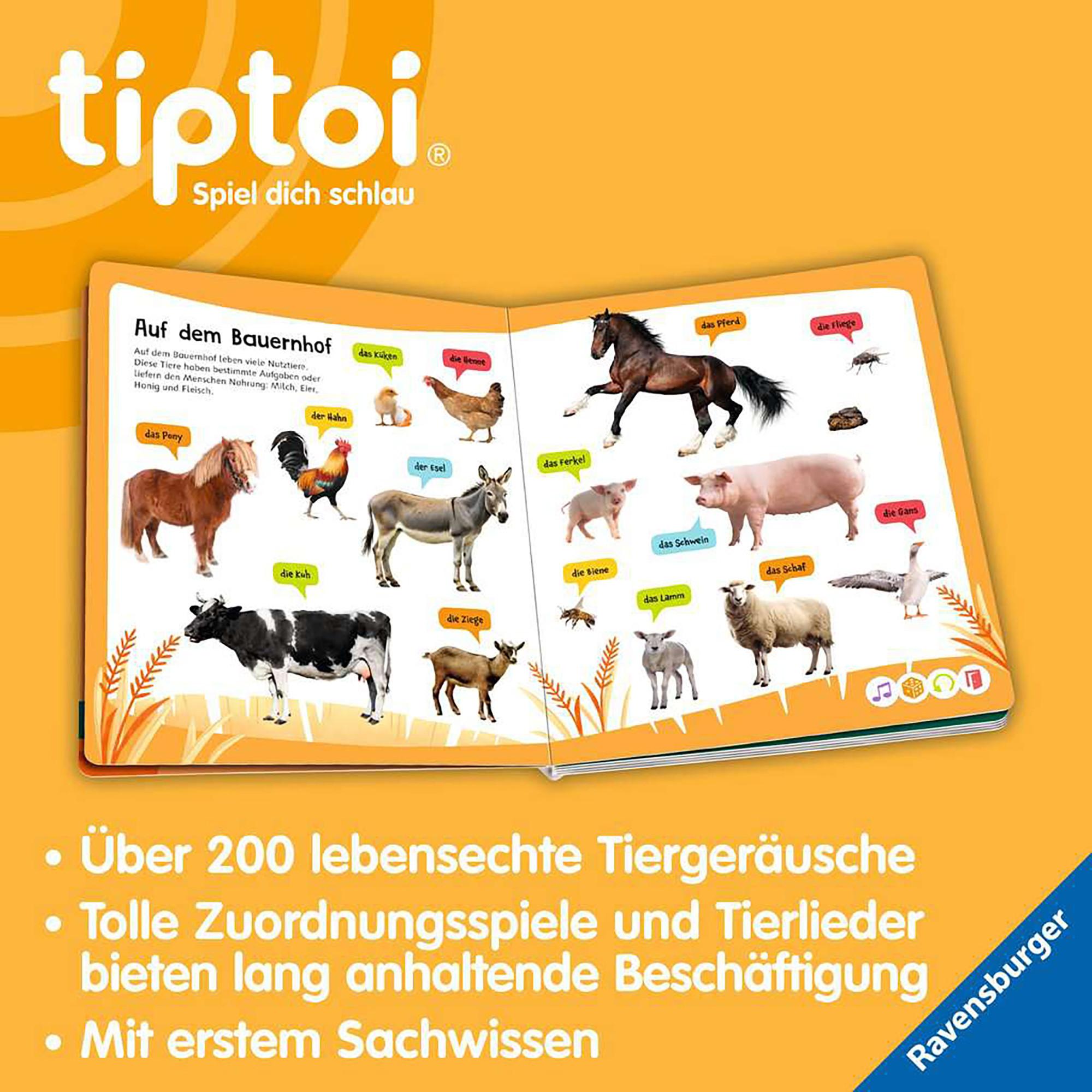 tiptoi  Libro - Conosci questi versi di animali? Tedesco 