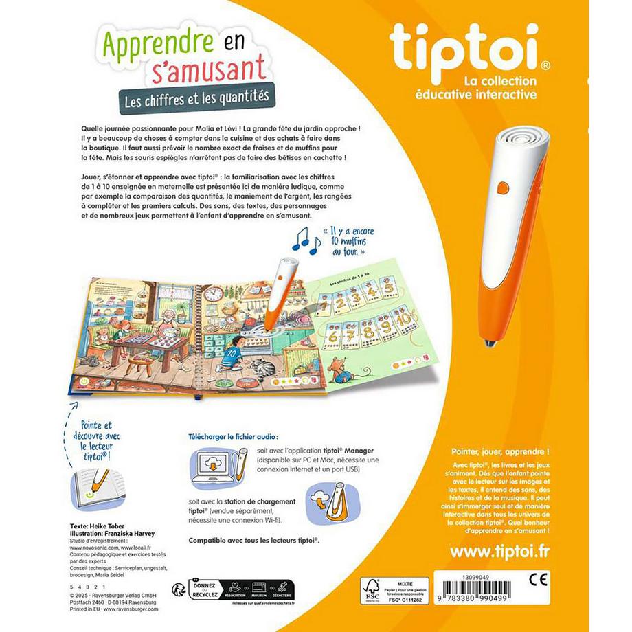 tiptoi  Les chiffres et les quantités, französisch 
