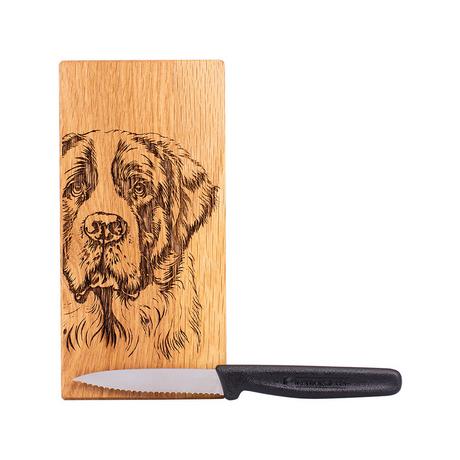 Kadastar Schneidbrett-Set Bernhardiner 