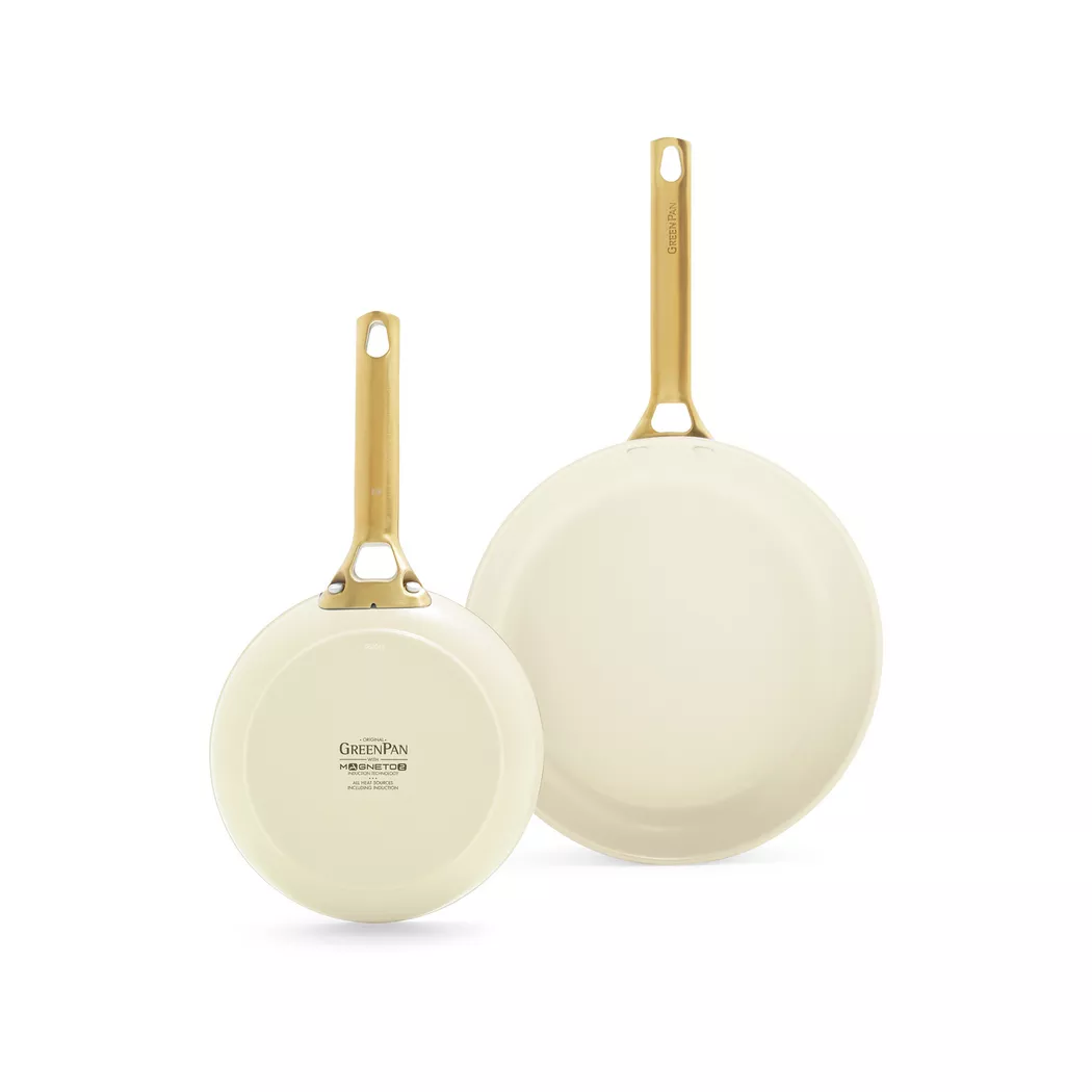 Greenpan Ensemble De Poêles Padova Reserve 20+26 Cm Cream One Size