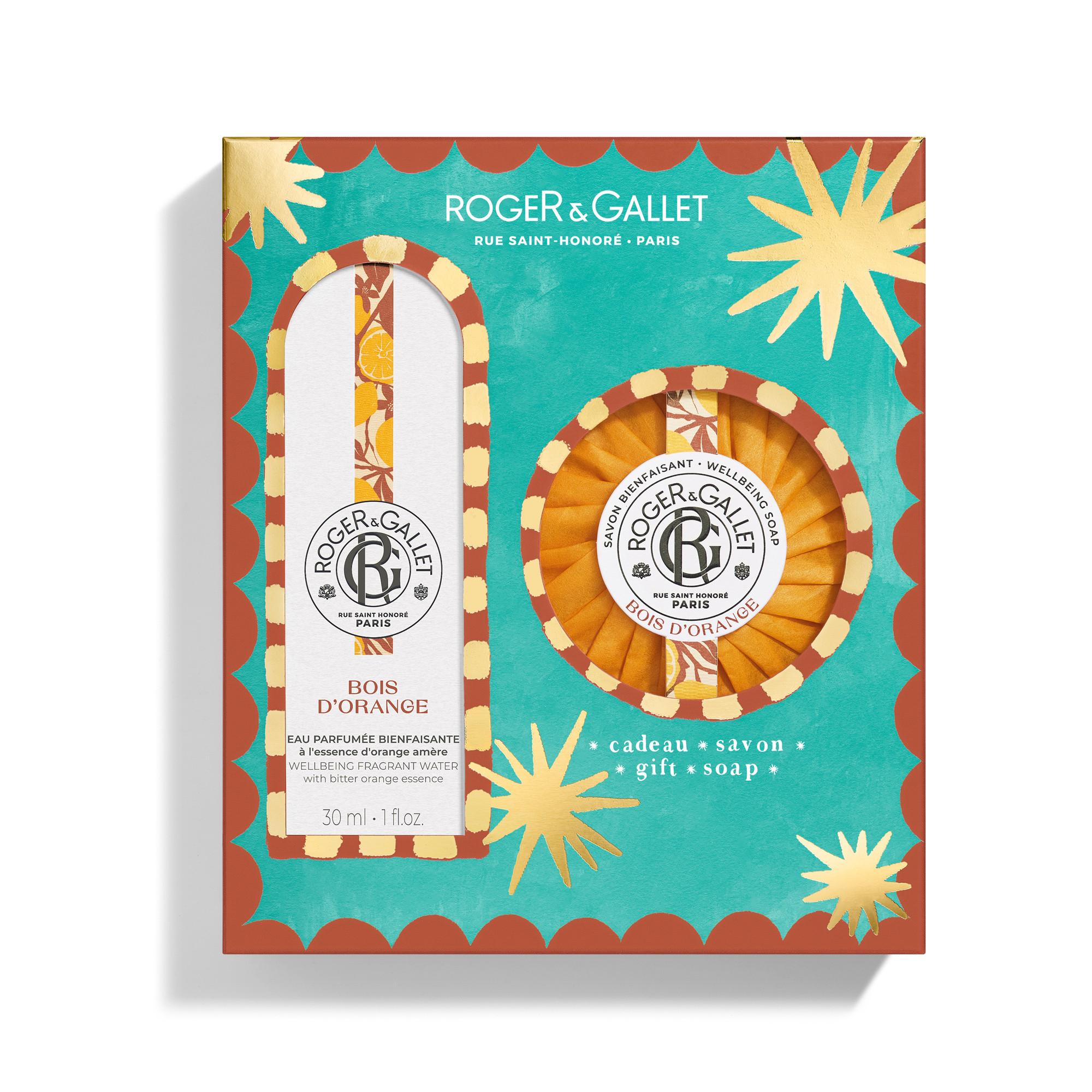 ROGER & GALLET  Weihnachtsset Bois d'Orange Duftendes Wohlfühl-Wasser 