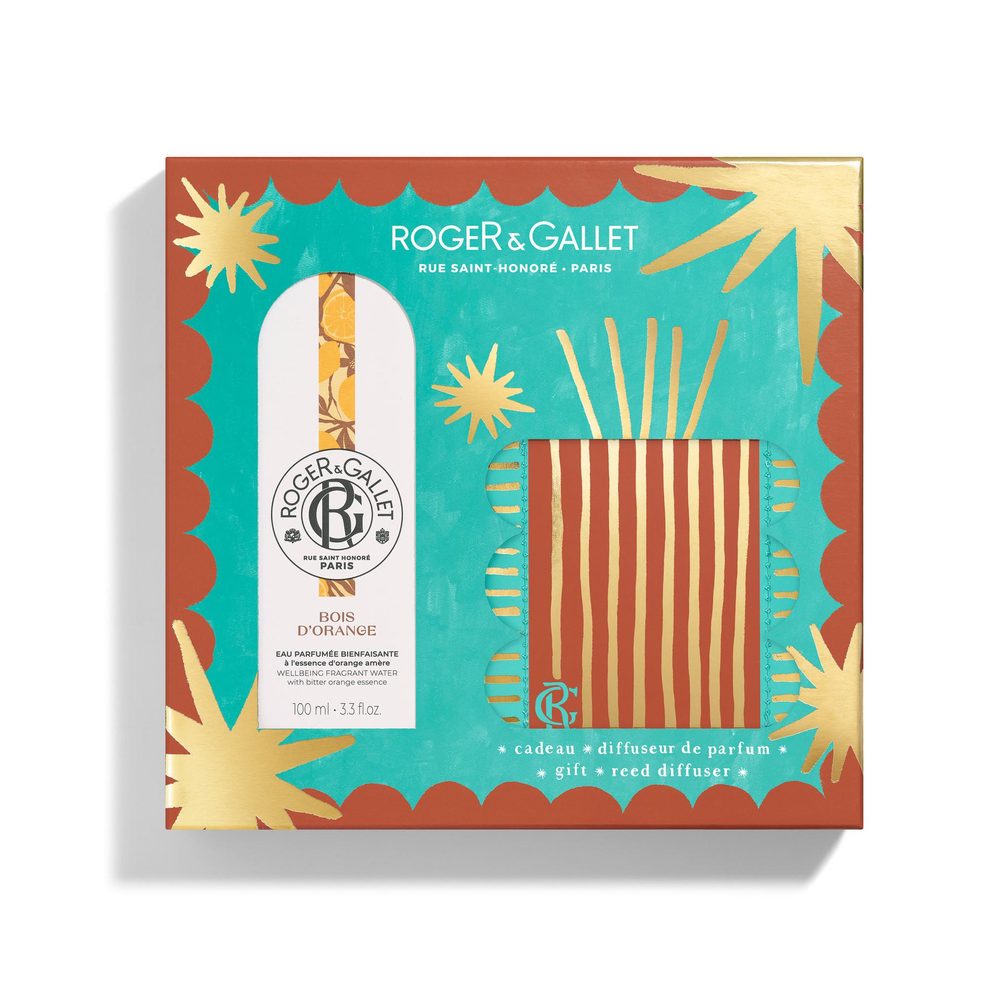 ROGER & GALLET  Weihnachtsset Bois d'Orange Duftendes Wohlfühl-Wasser 