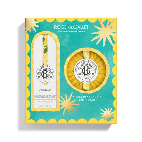 ROGER & GALLET  Coffret Noël Cédrat Eau Parfumée Bienfaisante  