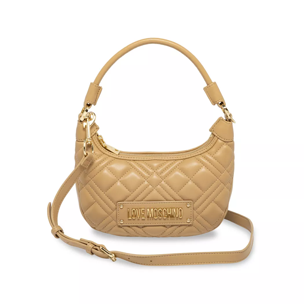 Love Moschino - Schultertasche, für Damen, Beige, Größe ONESIZE