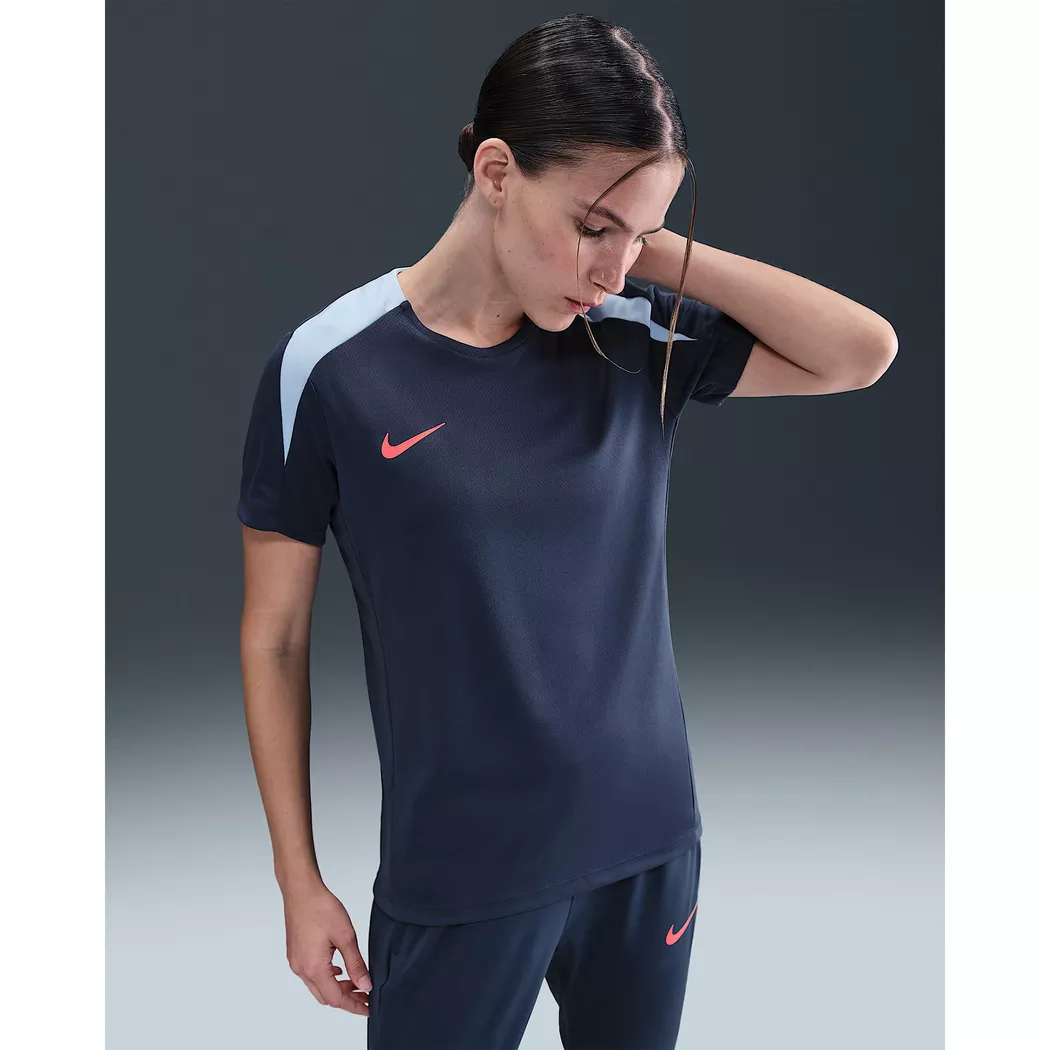 Nike - T-Shirt, Rundhals, kurzarm, W Nk Df Strike Ss Top K, XL, Hellblau
