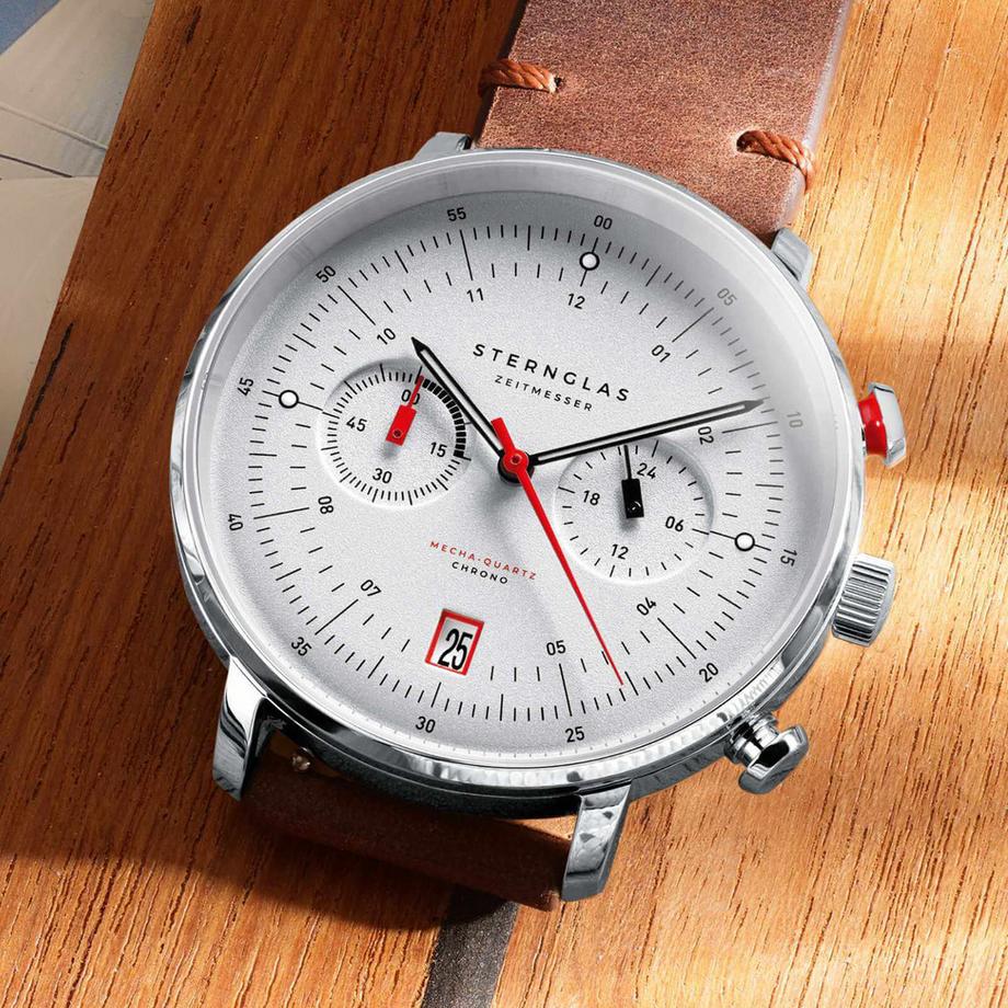 Sternglas Hamburg CHRONO Chronograph Uhr 