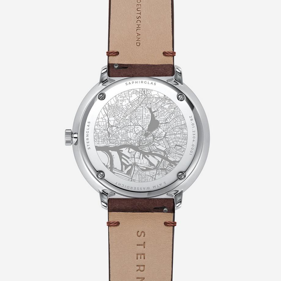 Sternglas Hamburg Analoguhr 