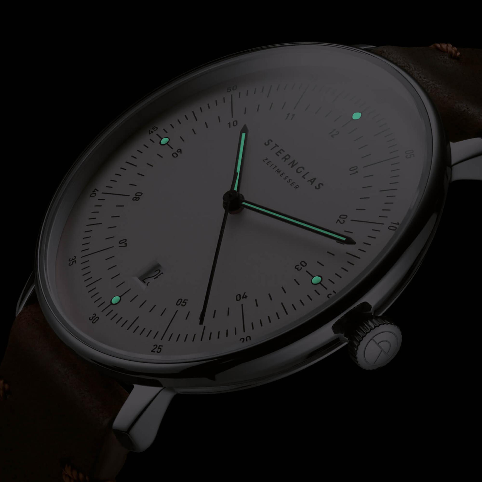 Sternglas Hamburg Analoguhr 