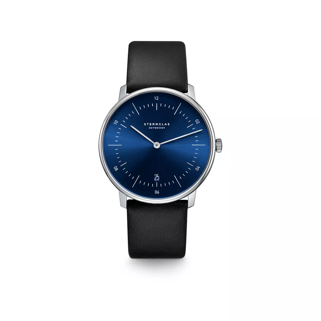 Sternglas Naos Analog Watch Black 38mm 3