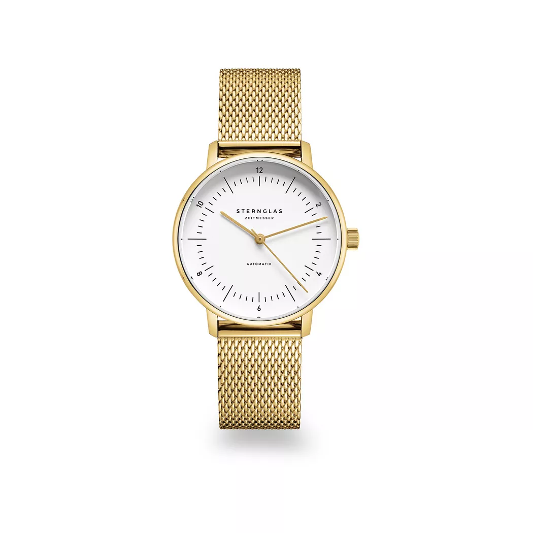 Sternglas - Automatikuhr, Naos XS Automatik, 33mm, Gold