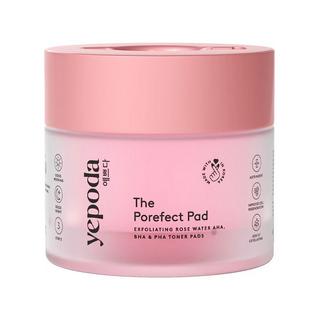Yepoda  The Porefect Pad - Peeling-Pads mit Rosenwasser, AHA, BHA und PHA 