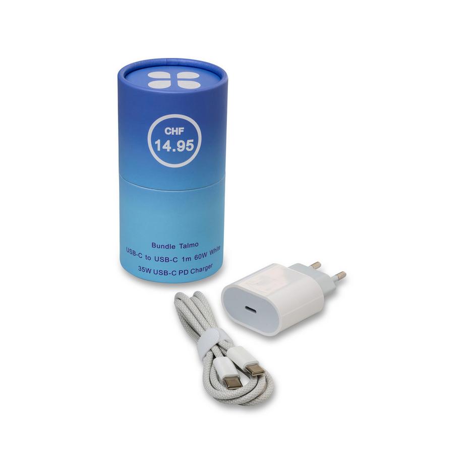 Talmo 35W PD Charger (w/60W Cable) USB-C Charger 