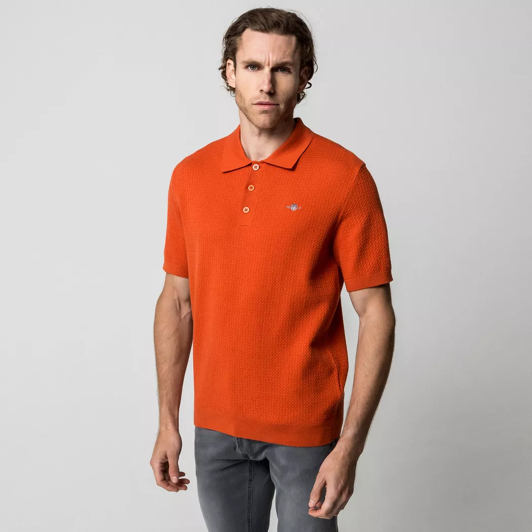 Gant - Polo Shirt, für Herren, Orange, Größe L