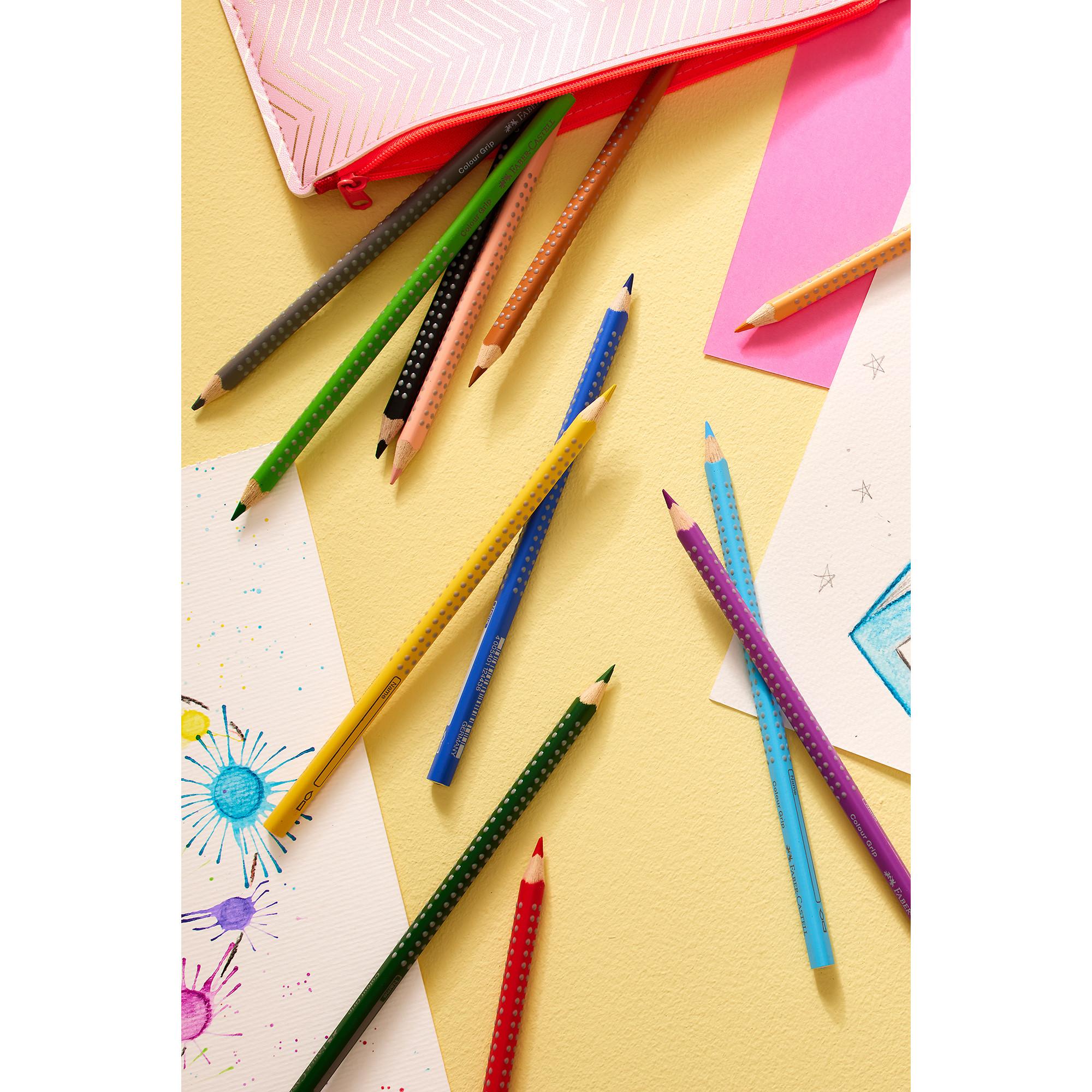 Faber-Castell Set de crayons de couleur Colour Grip 