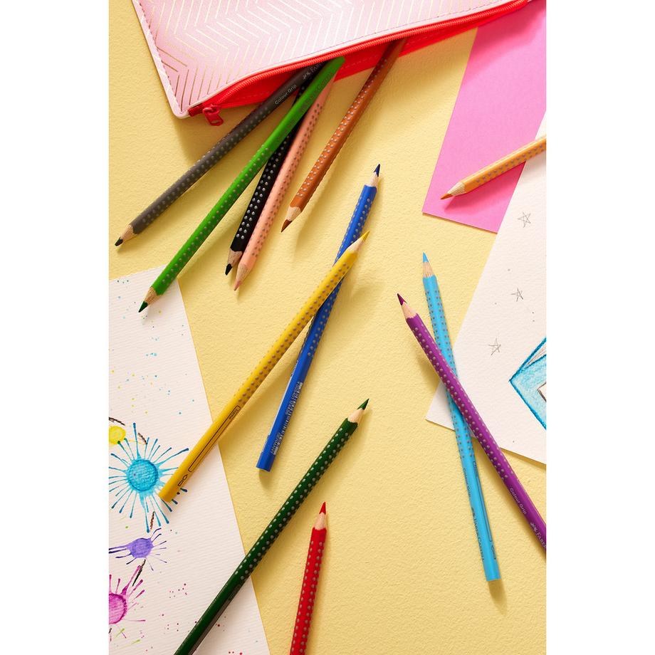 Faber-Castell Set de crayons de couleur Colour Grip 