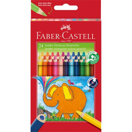 Faber-Castell Farbstifte Set Dreikant Jumbo 