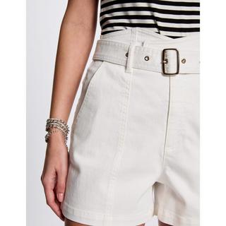 MORGAN Short in denim con cintura  