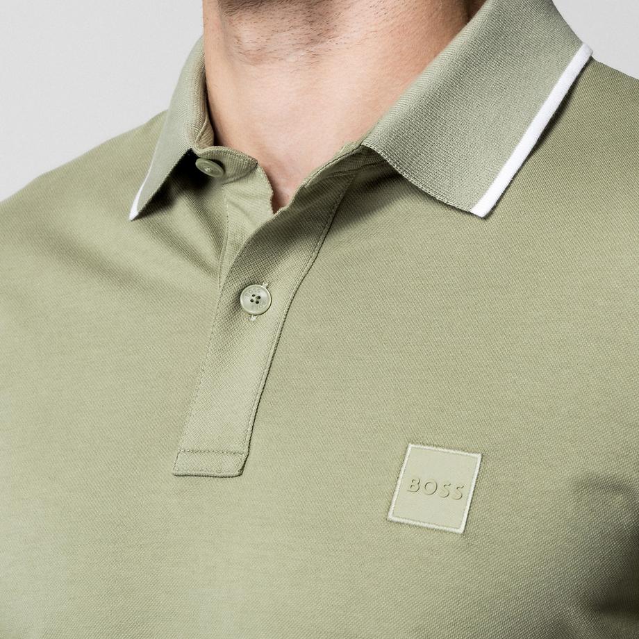 BOSS ORANGE Polo Manches Courtes Slim Fit  