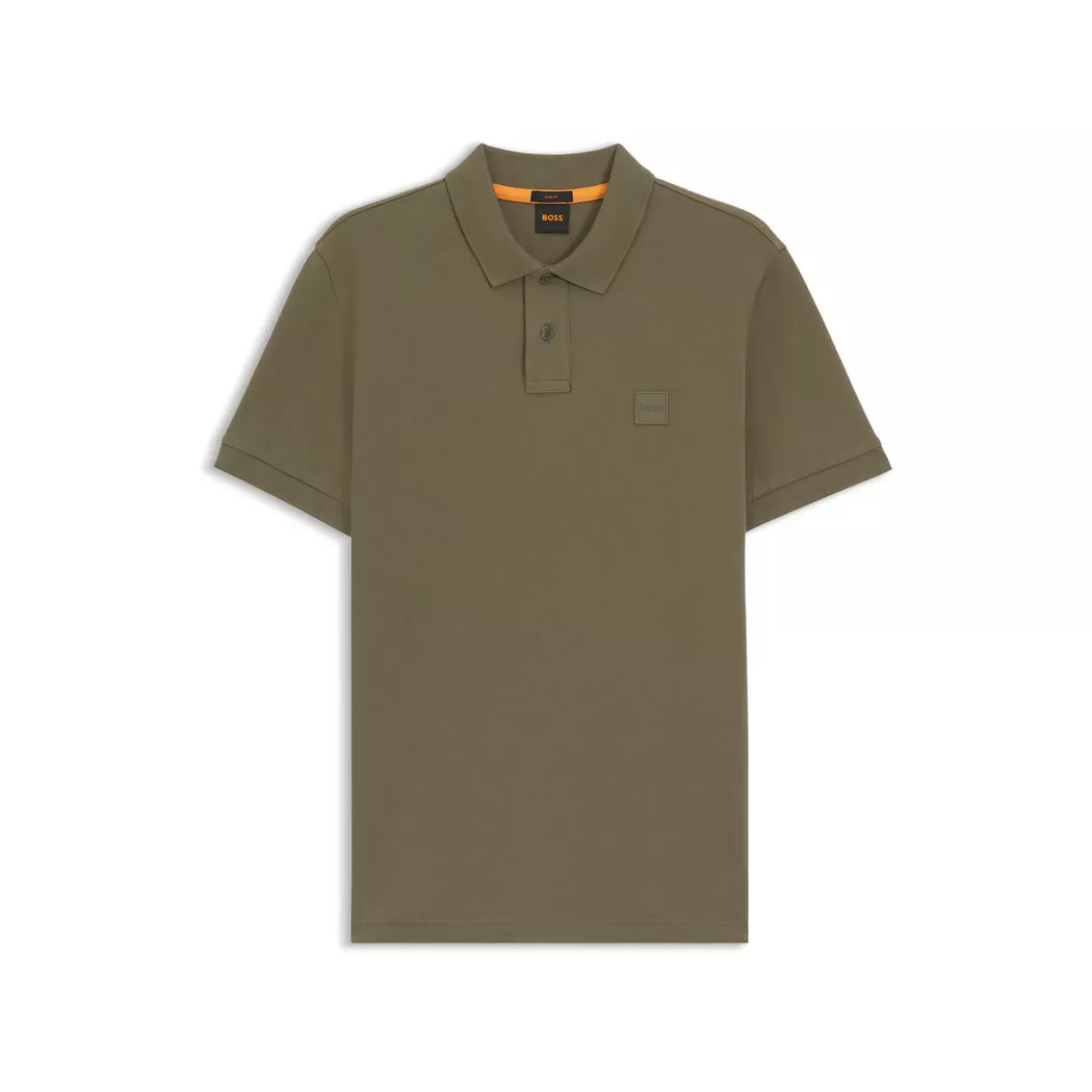 Boss Polo à Manches Courtes Passenger 10256683 Open Green L Homme