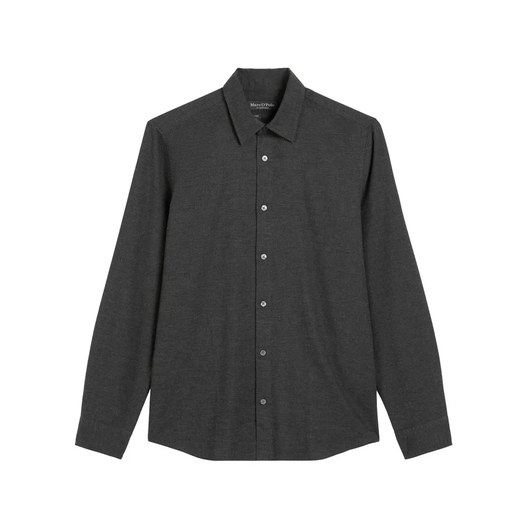 Marc O' Polo - T-Shirt, langarm, für Herren, Dunkelgrau, Größe L