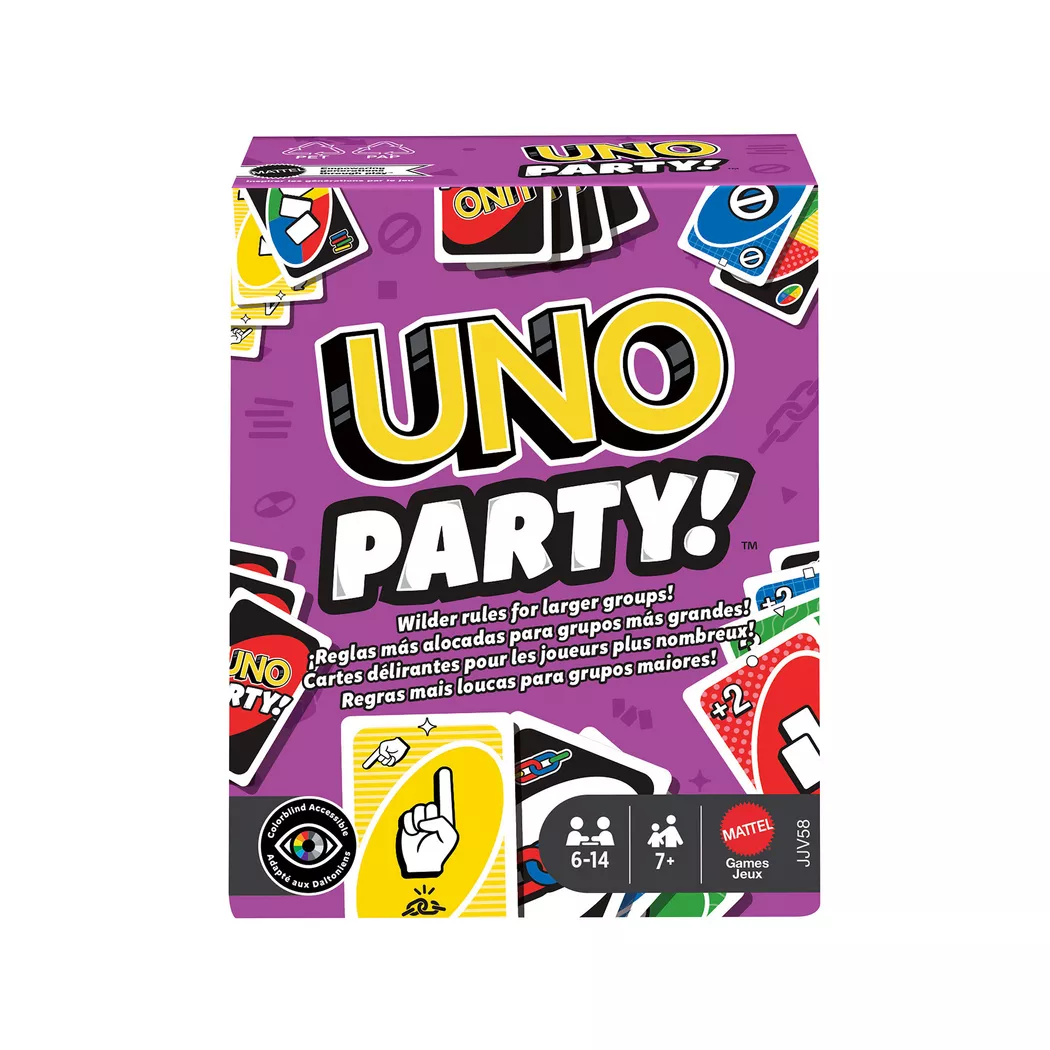 Mattel Games UNO Party Card Game Multicolor