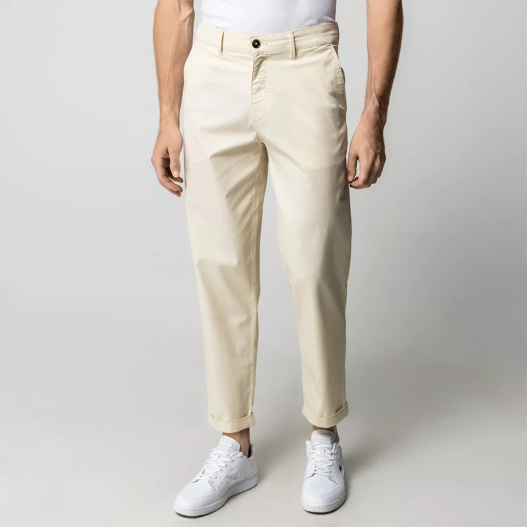 Boss ORANGE - Chinohose, Slim Fit, für Herren, Beige, Größe W32/L32