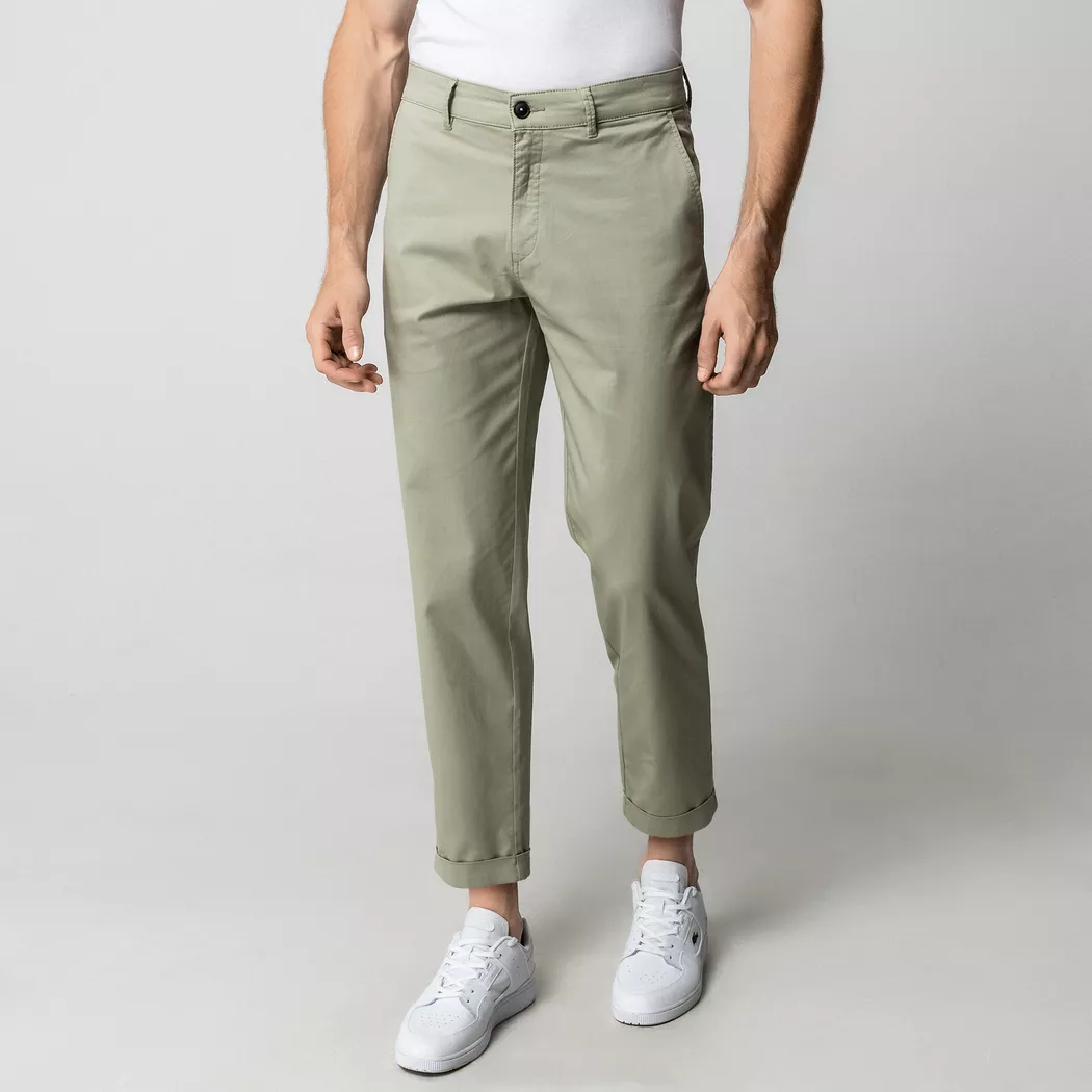 Boss ORANGE - Chinohose, Slim Fit, für Herren, Khaki, Größe W38/L32