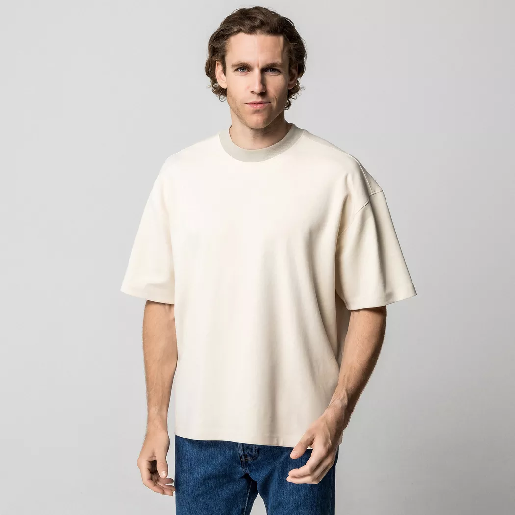 Boss T-shirt à Manches Courtes Tegood 10240843 Open Grey S Homme