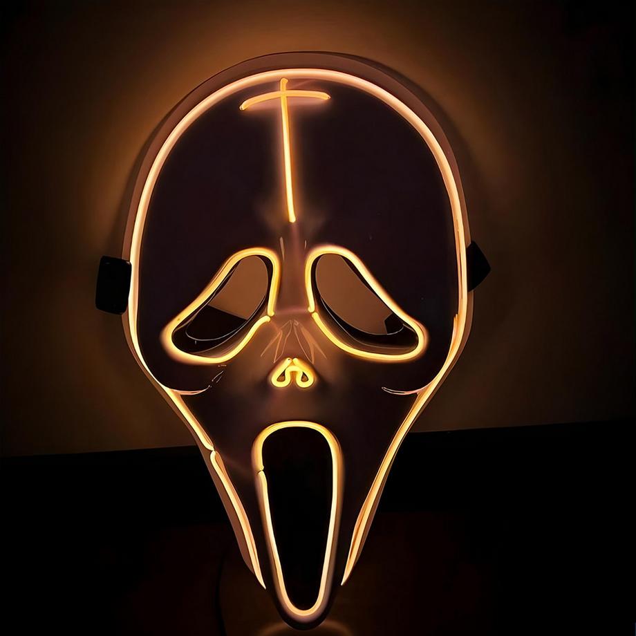 Masque LED Scream assorti