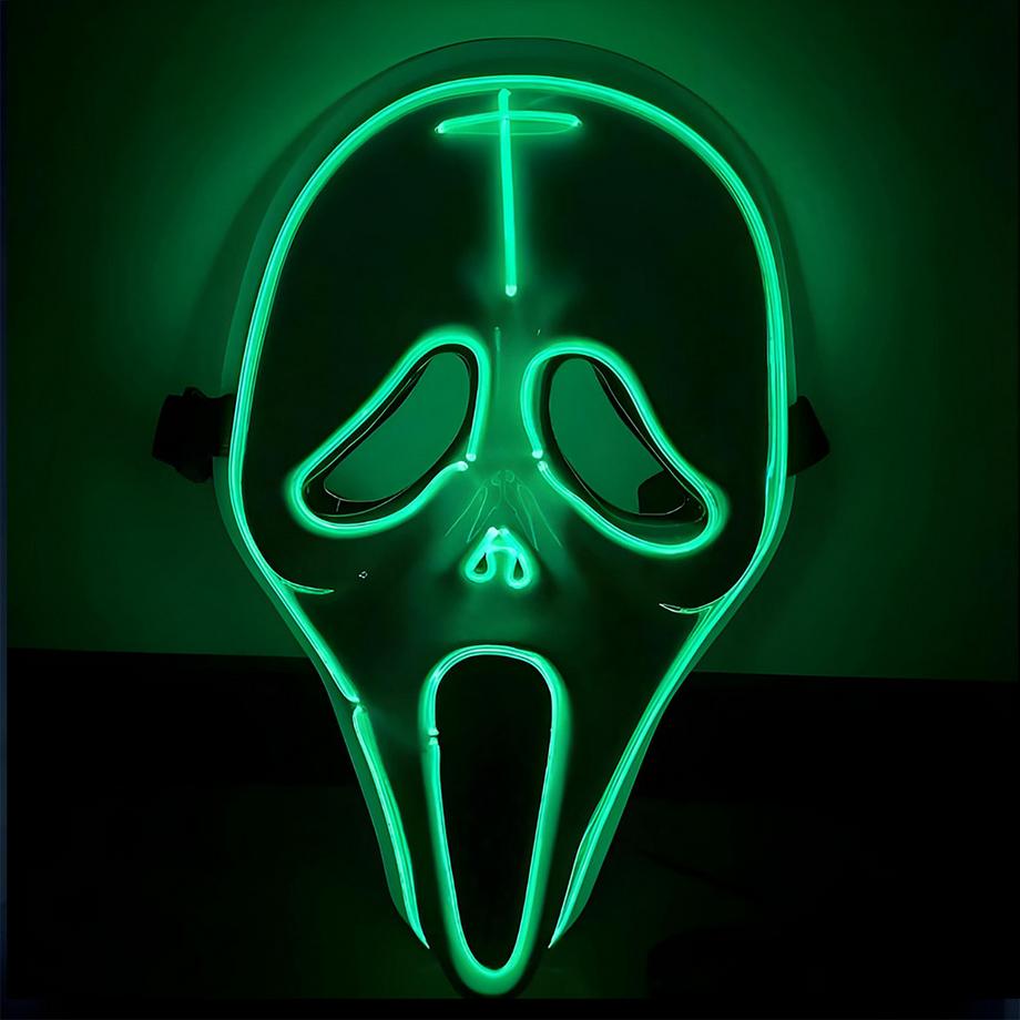 Cotillons D'Alsace  Masque LED Scream assorti 