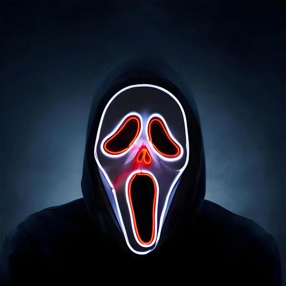 Cotillons D'Alsace  Masque LED Scream assorti 