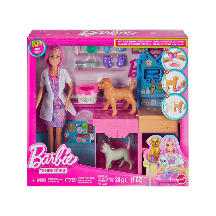 Barbie  Playset clinica per animali domestici 