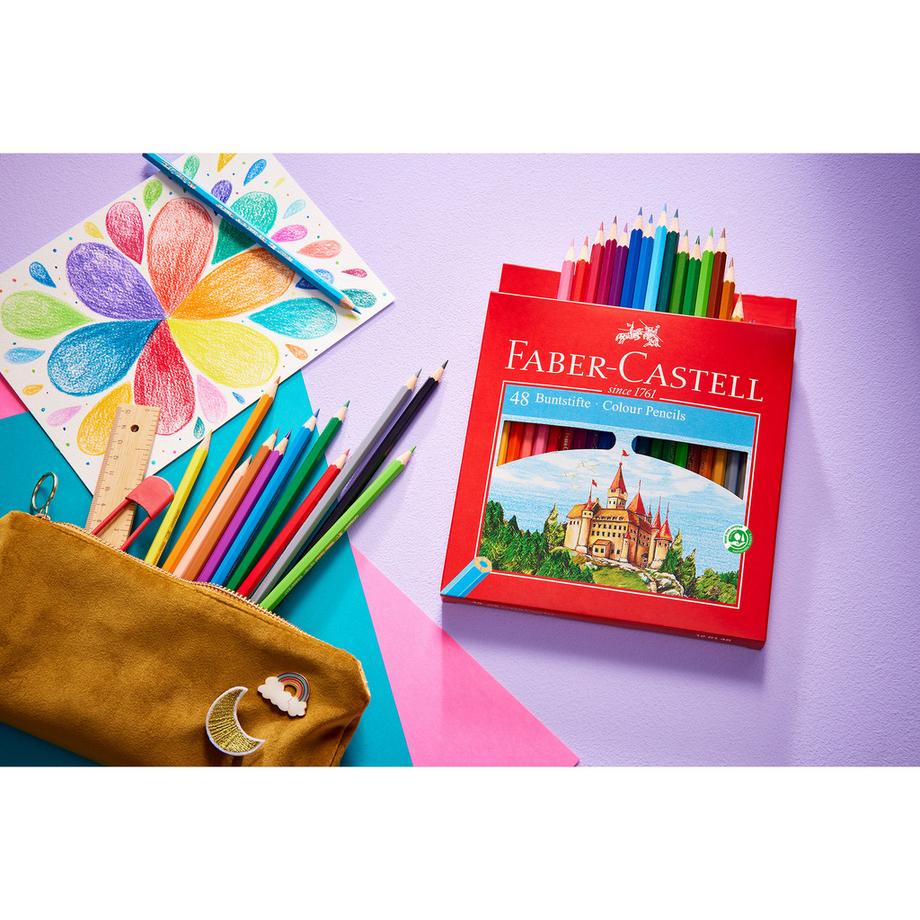 Faber-Castell Set de crayons de couleur Castle 