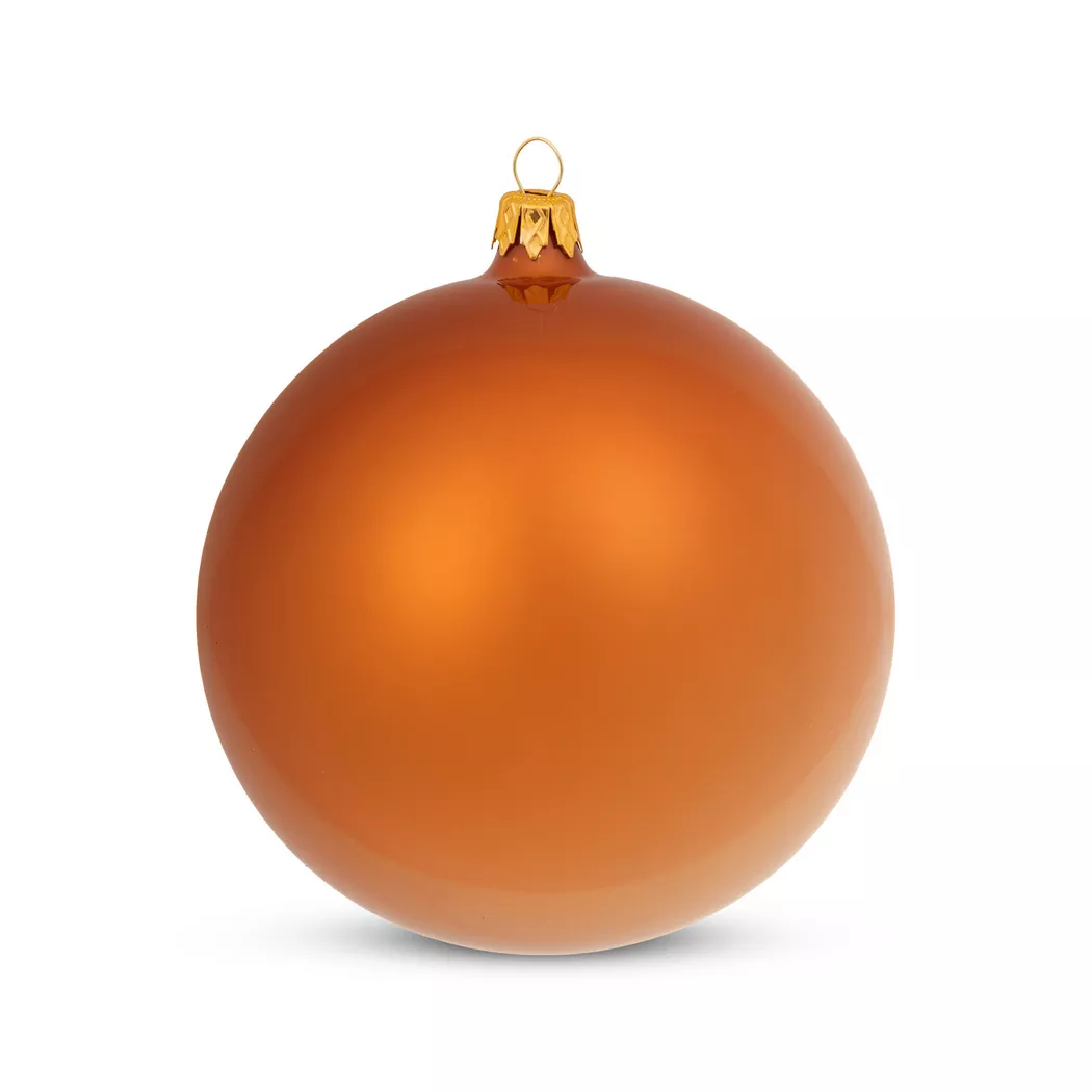 Manor - Baumschmuck, 12 cm durchm., Hellbraun 2