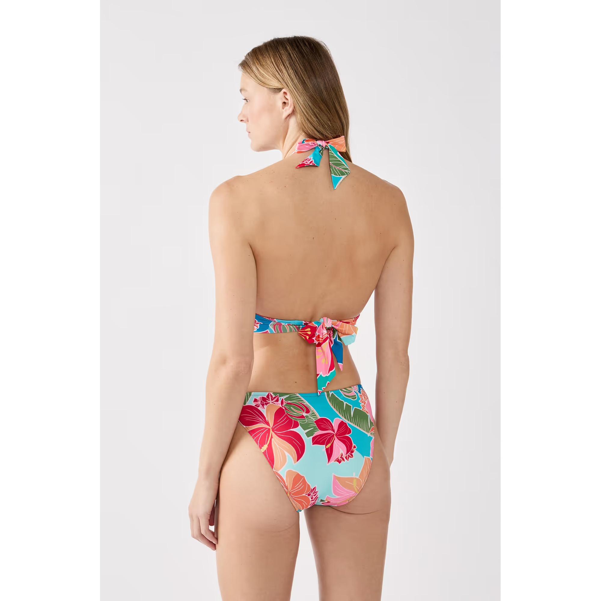 Etam Bikini Imprimé Floral Col Halter  
