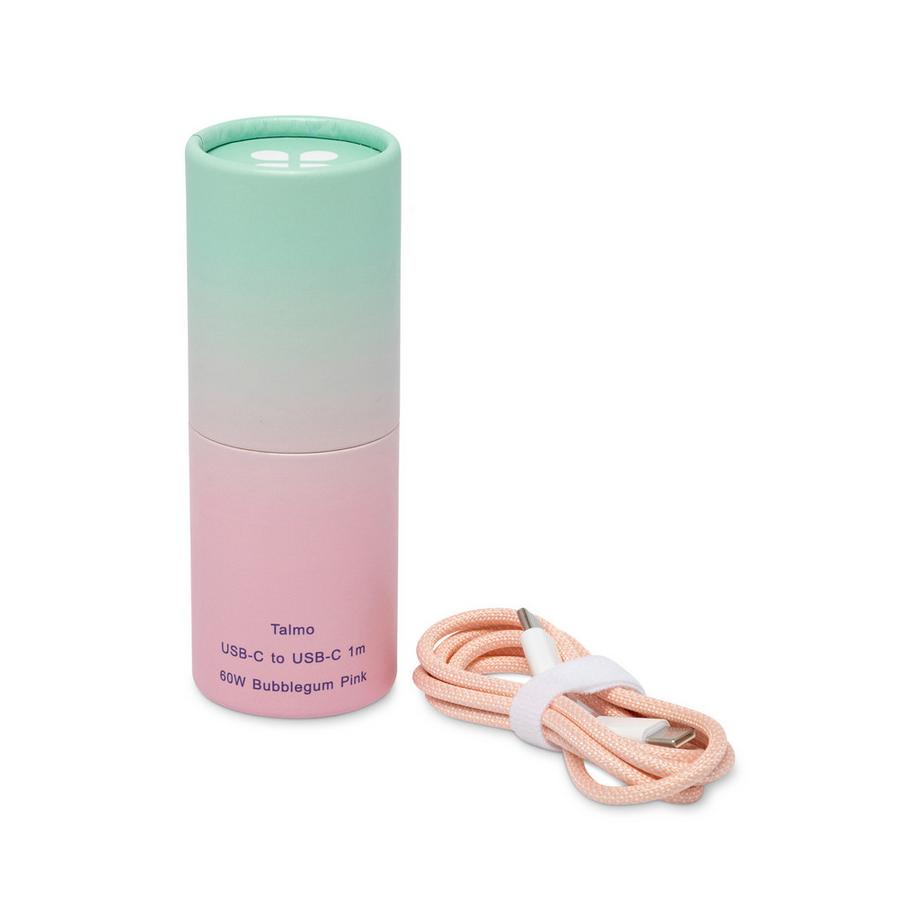 Talmo  Talmo USB 1m60W Bubblegum Pink 
