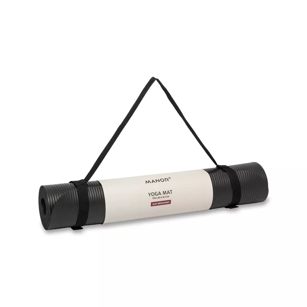 Manor Sport - Yoga Matte, One Size, Black